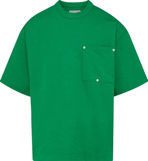 Bottega Veneta Green Boxy Pocket T-Shirt | INC STYLE