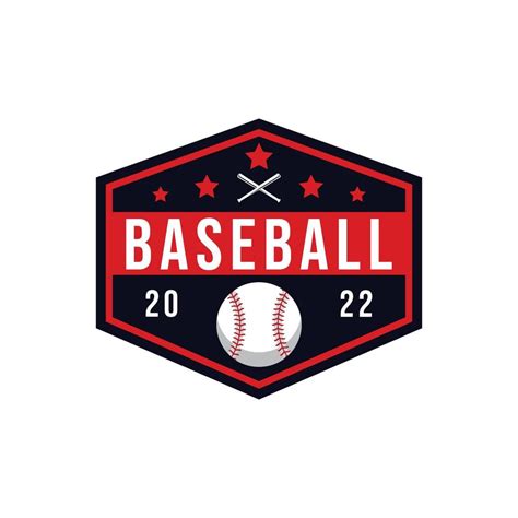 baseball logo template with emblem style. suitable for sports club emblems, competitions ...