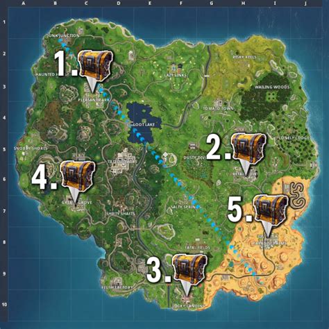 New Map 5 Hidden Fortnite Chest Spawns Locations Youtube - Bank2home.com