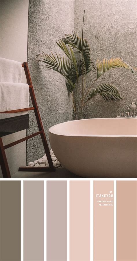 Earth Tone Color Scheme For Minimalist bathroom I Take You | Wedding ...