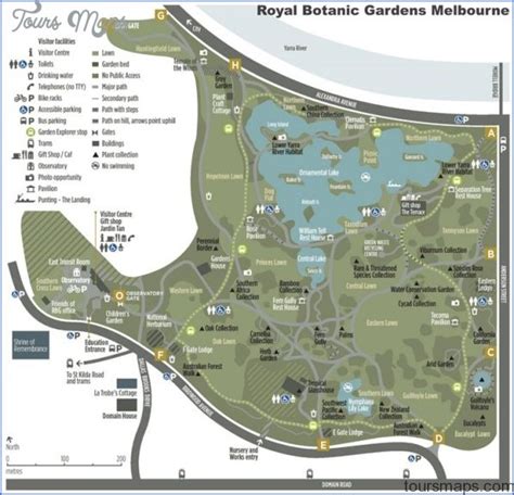 Kirstenbosch National Botanical Garden Map Download - ToursMaps.com