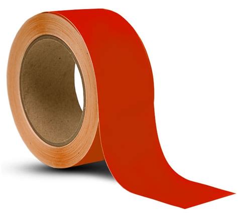 Red Vinyl Floor Marking Tape - Save 10% Instantly