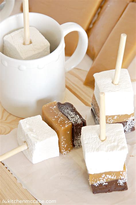 Salted Caramel Hot Chocolate Sticks - The Kitchen McCabe