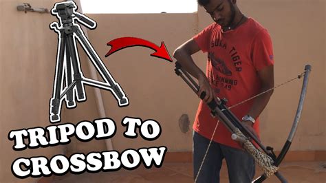 Turning a Tripod into a CROSSBOW !!? DIY Tutorial. - YouTube