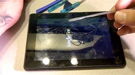 Kindle Fire HD p48wvb4 Screen Replacement Part 1 of 2 - YouTube