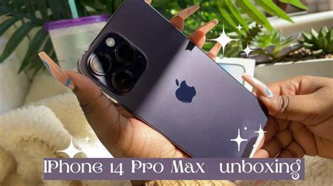 iPhone 14 Pro Max unboxing aesthetic unboxing [ Deep purple ...