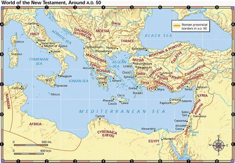 map of new testament world