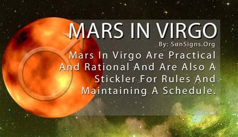 Mars In Virgo | Sun Signs