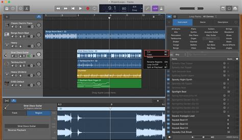 Garageband how to cut a section - welcomepilot