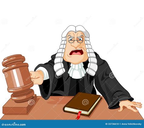 Judge Cartoon Illustration | CartoonDealer.com #68962452