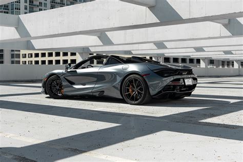 McLaren 720S Spider Gray Rental in Miami - PLR