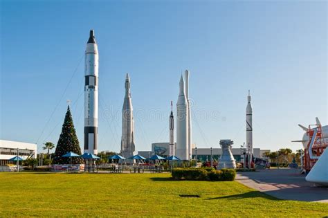 Christmas Tree At The Rocket Garden At NASA John F Kennedy Space ...