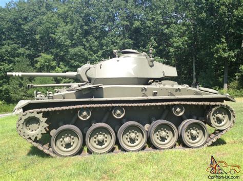 1943 M24 Chaffee Tank - RARE WWII Armor!