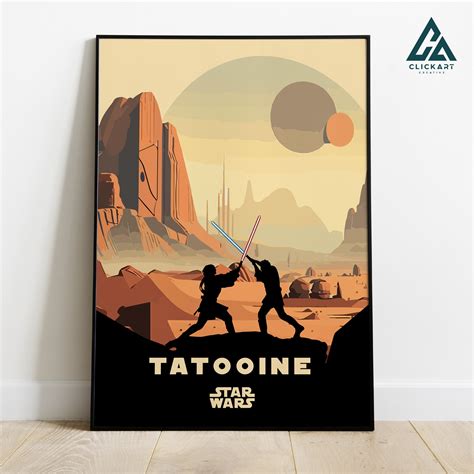 Star Wars Planet Poster Star Wars Galaxy Posters Star Wars - Etsy