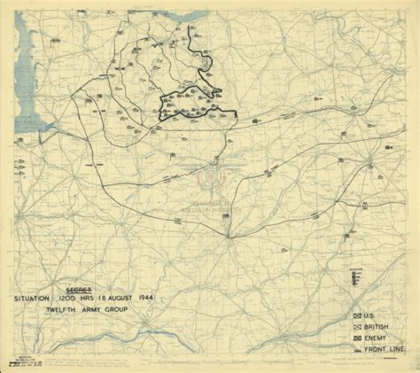 Normandy-Falaise Pocket Battle Map – Battle Archives