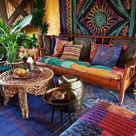 Pro Ideas for Bohemian Living Room | Hippie Boho Gypsy