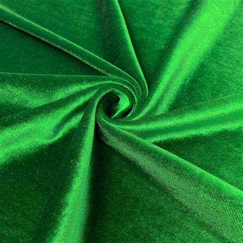 Kelly Green Stretch Velvet Fabric 60'' Wide by the | Etsy