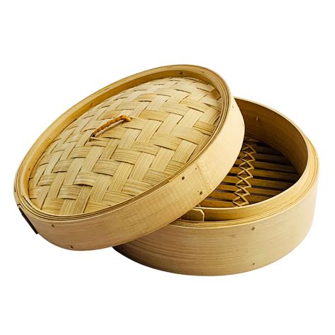 Bamboo Steamer with Lid 10 inches – Thai Food Online (authentic Thai supermarket)