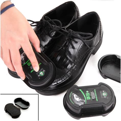 Multifunctional double faced Leather Polishing Cleaning shoe polish ...