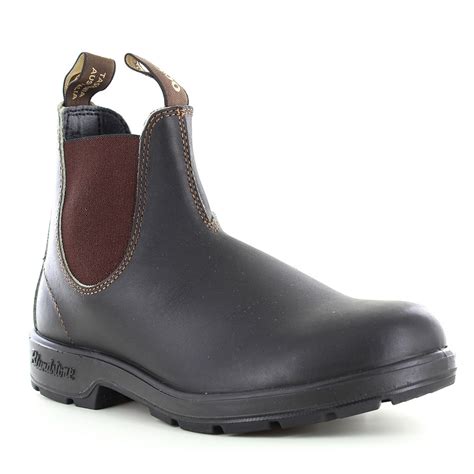 Blundstone 500 Unisex Leather Chelsea Boots - Stout Brown