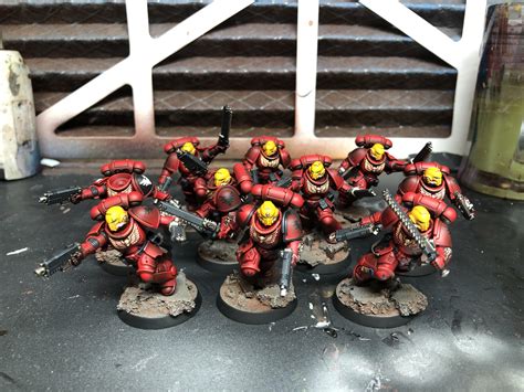 Blood Angels Assault Intercessors finished! So great to have the ...