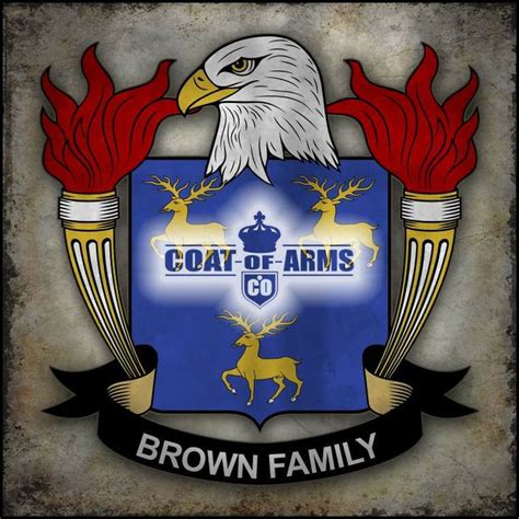 Brown Family Crest - American Coat of Arms | Family Crests/ Coat of Arms | Pinterest | Coats ...