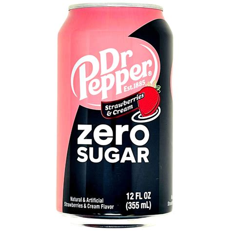 Dr Pepper Zero Sugar Strawberries and Cream | Candy Funhouse – Candy Funhouse CA