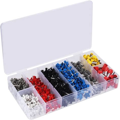 Cnbx 1200pcs Wire Ferrules Kit 0.25-10mm2 Wire Ferrules Connectors Wire ...