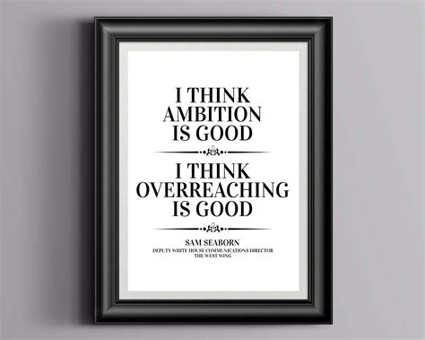 The West Wing Poster Sam Seaborn Quote From West Wing - Etsy