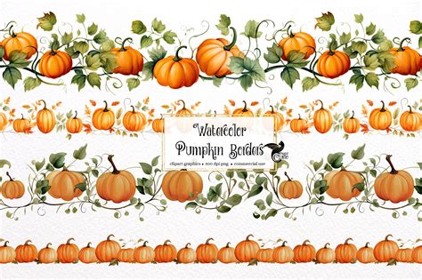 Pumpkin Clipart Border