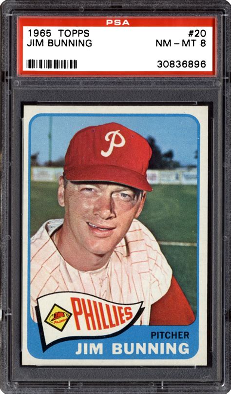 1965 Topps Jim Bunning | PSA CardFacts™