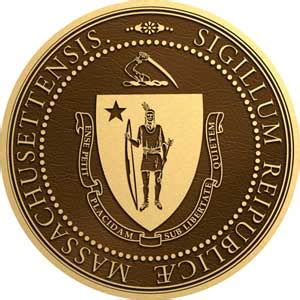 Massachusetts State Seals | Massachusetts State Seal Bronze ...