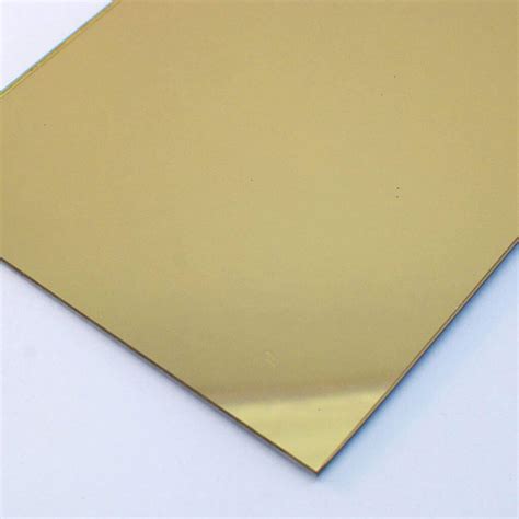 Perspex Gold Mirror Sheet - Perspex Online