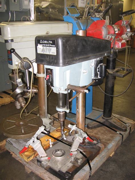 Delta 15” Drill Press, Model: 94K72508 Bowling Ball Drill with Fixture S/N: 18-249 - Zedco Machinery