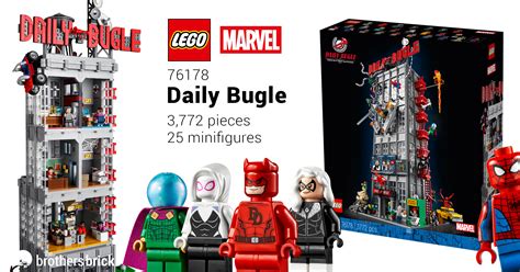 LEGO Marvel Spider-man 76178 Daily Bugle - 6UANO-Cover - The Brothers Brick | The Brothers Brick