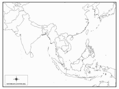 Southeast Asia Map Blank Unlabeled Map Of East Asia Blank ASEAN UP East Asia Map Quiz Zunes ...