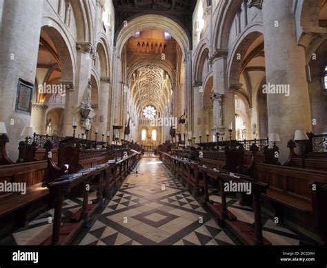 Christ Church College Chapel, Oxford University Stock Photo - Alamy