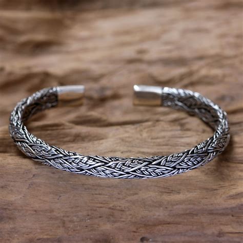 Silver Cuff Bracelets For Men