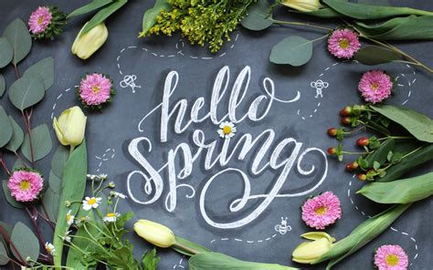 March 20, 2016 - Happy first day of spring! Hello Spring || Deskop ...