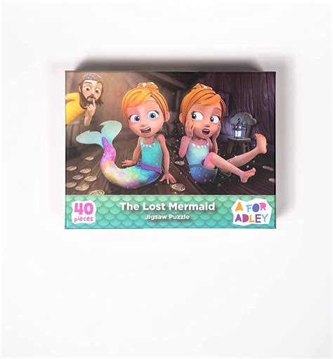 Amazon.com: A For Adley Merch A For Adley Lost Mermaid Puzzle Activity, with Original Design of ...