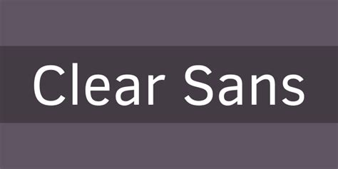 Clear Sans Font Free by Intel » Font Squirrel