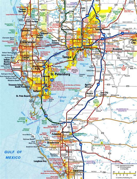 Map Of Tampa Florida And Surrounding Area - Printable Maps