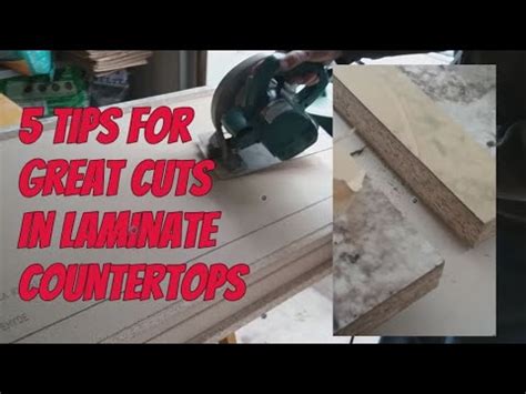 Cutting Laminate Countertop 5 Tips and Hacks - YouTube