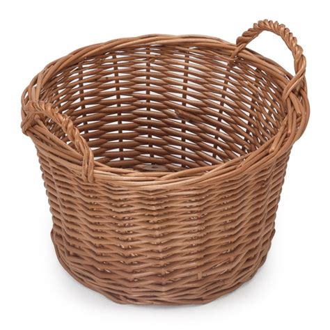 Round Wicker Basket Small | Wicker baskets storage, Wicker, Storage baskets