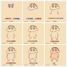 How to draw Crayon Shin-chan idea 1 step by step - Drawing Photos