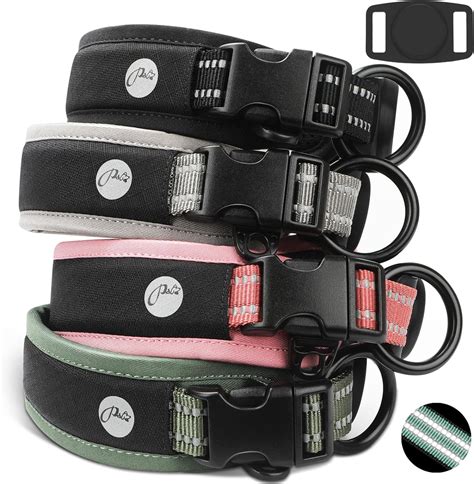 Amazon.com : AirTag Dog Collar - Ultra-Durable Adjustable Nylon with 3M ...