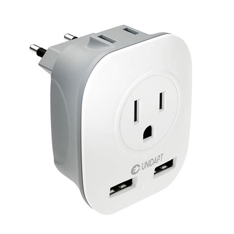 ProGlobe USA to European Plug Adapter Type C - International Travel ...