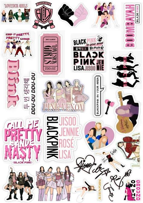 Stickers de blackpink en 2023 | Pegatinas imprimibles, Pegatinas bonitas, Diseño de pegatina