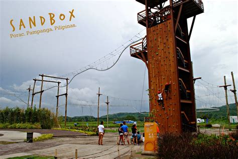 SandBox (Porac, Pampanga, PH) | Torres, Tirolesa, Rocodromo