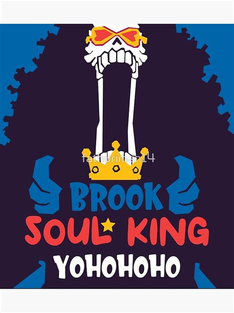 "SOUL KING BROOK ONE PIECE CONCERT" Poster for Sale by fathuriman14 ...